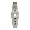 Disco per Erba a 2 Denti Seghettato d.255 mm. 3 mm. per Decespugliatore Ama