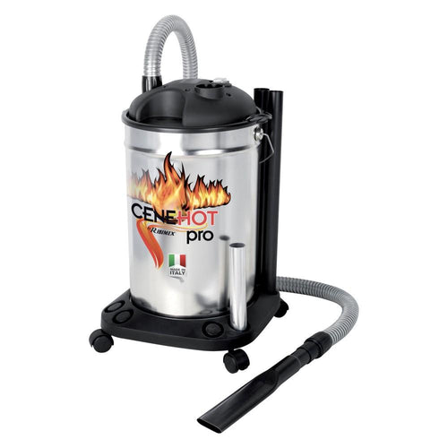 Aspiracenere per ceneri calde Cenehot- PRO da 25 lt 1200 W, pulizia stufa e camino a legna e pellets