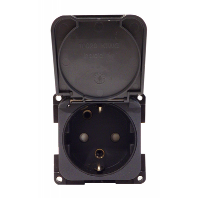 Presa 230 V. Schuko C/Coperchio