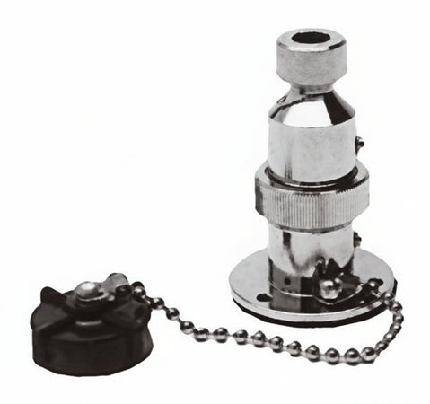 Presa Stagna Ottone Cromato