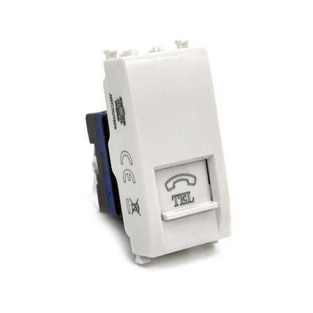 Presa Telefonica Rj11 6/4 Mapam Comp V/Plana 623B/ Presa Telefono 623B/Vmr-Pln Bi