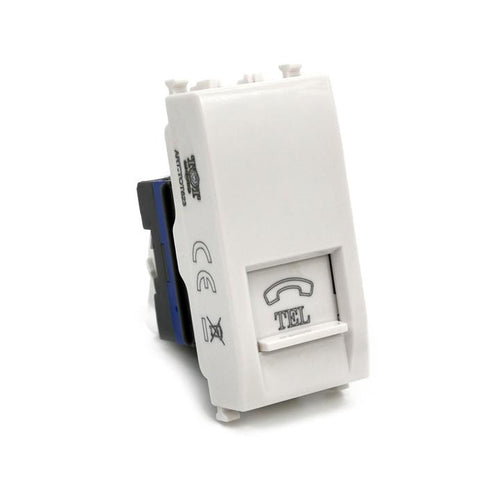 Presa Telefonica Rj11 6/4 Mapam Comp V/Plana 623B/ Presa Telefono 623B/Vmr-Pln Bi
