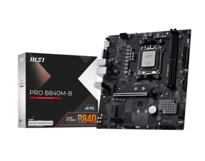 MSI MB MS-7E76PRO B840M-B601-7E76-020,21801-7E76-002STD PRO B840M-B,B840,AM5,2DDR5,1PCI-Ex16,1PC