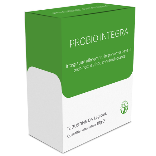 Fermenti Lattici con Lattoferrina PROBIOINTEGRA Difese Immunitarie e Flora Intestinale Protetta 12 Bustine