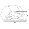 Profilo Bumper 160 Bianco Mt 2