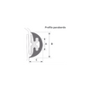 Profilo Radial Mm. 40 Grigio Mt.16