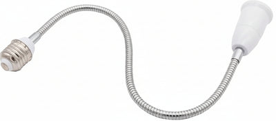 Convertitore 40cm Portalampada Prolunga Adattatore Lampada Attacco E27 A E27