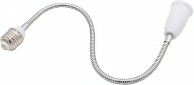 Portalampada Prolunga Convertitore 60cm Adattatore Lampada Attacco E27 A E27