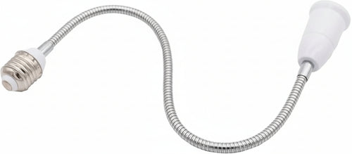 Portalampada Prolunga Convertitore 60cm Adattatore Lampada Attacco E27 A E27