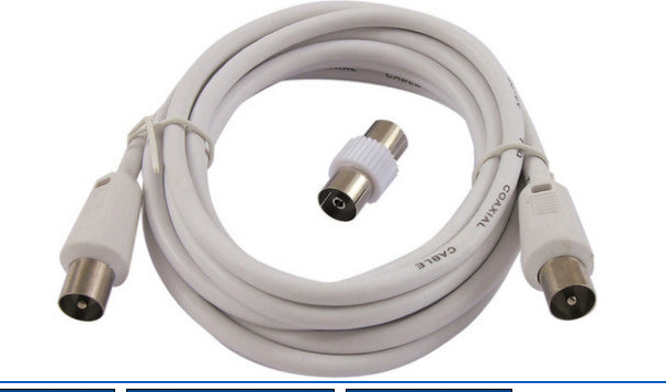 Prolungo Cavo Tv M/F Mt3 Bianco