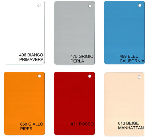 Panca spogliatoio con schienale e portaborse in alluminio anodizzato a 3 posti cm. 100x41x187h