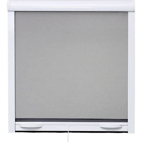 Fenetre Mosquito Net L125 X H145 cm in alluminio laccato bianco - Inviliar in larghezza e altezza.