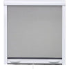 Fenetre Mosquito Net L125 X H145 cm in alluminio laccato bianco - Inviliar in larghezza e altezza.