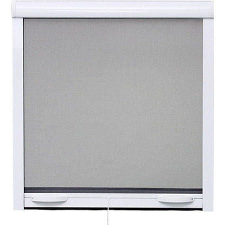 Fenetre Mosquito Net L125 X H145 cm in alluminio laccato bianco - Inviliar in larghezza e altezza.
