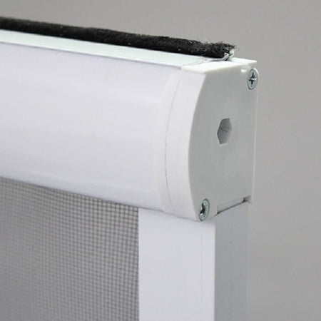 Fenetre Mosquito Net L125 X H145 cm in alluminio laccato bianco - Inviliar in larghezza e altezza.