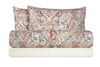 Completo letto lenzuola federe stampa digitale in cotone made in italy PAISLEY DORATO