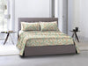 Completo letto lenzuola federe stampa digitale 100% cotone, made in italy PAISLEY VERDE