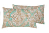 Set Copripiumino federe parure Copripiumino Stampa Digitale 100% Cotone, Made in Italy PAISLEY VERDE