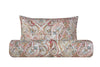 Set Copripiumino federe parure Copripiumino Stampa Digitale 100% Cotone, Made in Italy PAISLEY DORATO