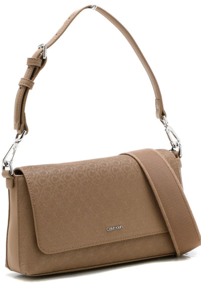 calvin klein BORSA CK MUST CONV SHOULDER BAG MONO da donna