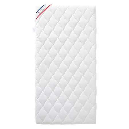 Materasso per bambini climatizzato - 60x120x10 cm - Reversibile - Sfoderabile - Antiacaro - Produzione francese