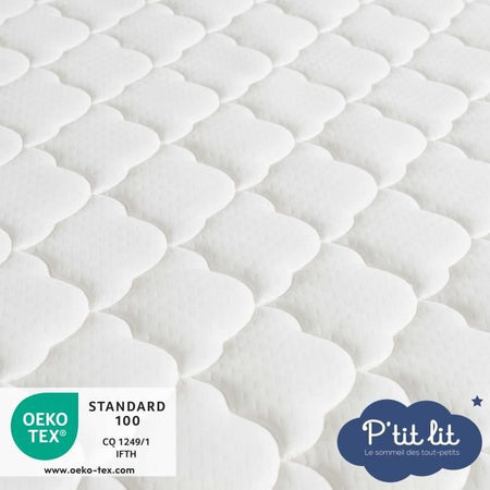 Materasso Perfect Baby - 60x120x10 cm - 2 Lati: Estate/Inverno - Sfoderabile - Antiacaro