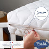 Materasso per bambini in cotone organico - 60x120x10 cm - 100% cotone - Rivestimento sfoderabile - Nessun trattamento chimico