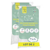 Set 2 Coprimaterassi in Bambù - per Culla, Navicella, Carrozzina - Alese Impermeabile - Morbida Viscosa - 40x80 cm