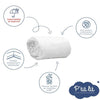 Set 2 Coprimaterasso Antiacaro per Neonato - per Culla, Navicella, Carrozzina - Alese Impermeabile - Passante in cotone 100% - 40x80 cm