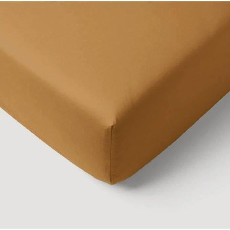 Lenzuolo con angoli - P'TIT DODO - 70 x 140 cm - Jersey - Caramello