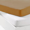 Set 1 coprimaterasso + 1 lenzuolo con angoli - P'TIT DODO - 70 x 140 cm - Bianco / Caramello