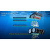 Robot aspirapolvere autonomo BESTWAY Aquaglide per piscine a fondo piatto 3,5 x 5 m, batteria ricaricabile
