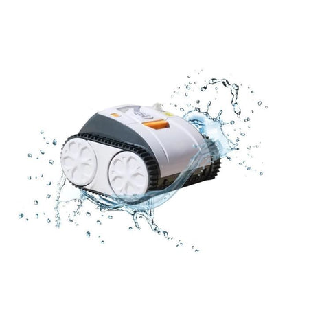 Robot aspirapolvere autonomo BESTWAY Aquaglide per piscine a fondo piatto 3,5 x 5 m, batteria ricaricabile