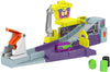 Fisher-Price DC Batwheels - Quartier generale di Lancio della Legion of Zoom, playset con con macchinina, rampa, lanciatore e Furgoncino Prank di Joker