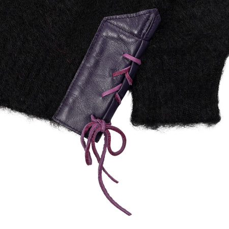 NEEDLES EP Mohair Cardigan in Black da uomo