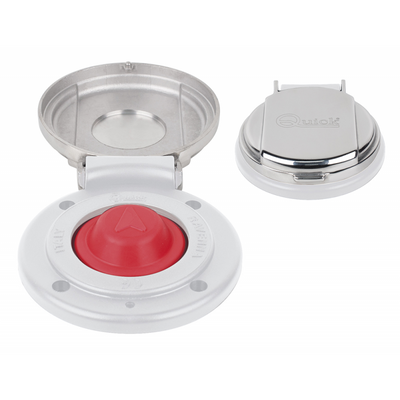 Pulsante A Piede Bianco Up