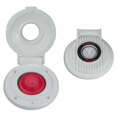 Pulsante A Piede Bianco Up