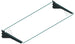 Sostituzione piano con mensole in metallo con piano in vetro cm. 80x50