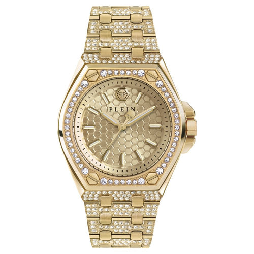 Philipp Plein Extreme Lady 3h 38mm Wht Bico Ss Brac.