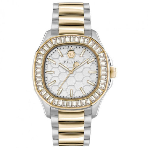 Philipp Plein Lady 3h 38mm White Bicol. Ss Brac