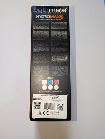 Pompa per il pene Bathmate Hydromax 5 allargamento potenziamento erezione rosso
