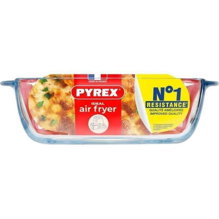 Teglia per friggitrice ad aria - PYREX - 1450141 - Quadrata - Vetro borosilicato - 20 x 17 cm