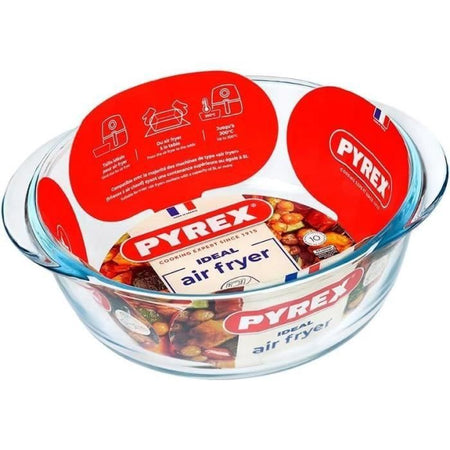 Teglia per friggitrice ad aria - PYREX - 1450140 - Rotonda - Vetro borosilicato - 20 cm