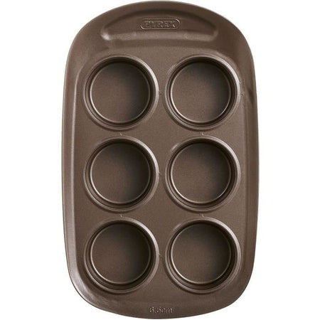 Stampo per muffin - PYREX - 1452001 - Tondo - Acciaio al carbonio - Antiaderente - 6 cavità