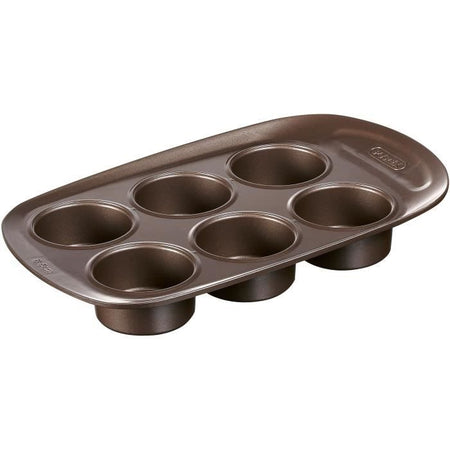 Stampo per muffin - PYREX - 1452001 - Tondo - Acciaio al carbonio - Antiaderente - 6 cavità