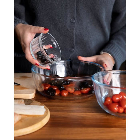 Cacerola - PYREX - 1450094 - Redonda - Vidrio borosilicato - 3 litros