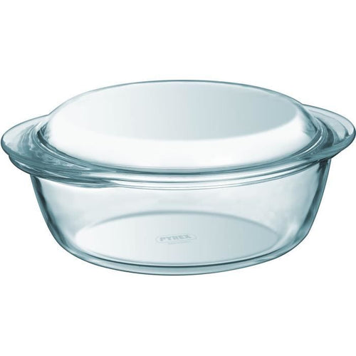 Cacerola - PYREX - 1450094 - Redonda - Vidrio borosilicato - 3 litros