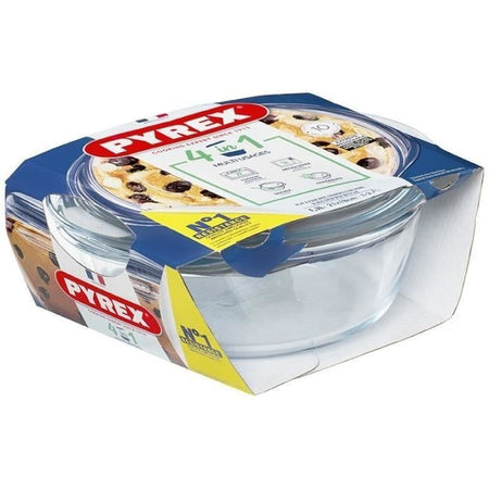 Casseruola - PYREX - 1450098 - Rotonda - Vetro borosilicato - 1,4 litri