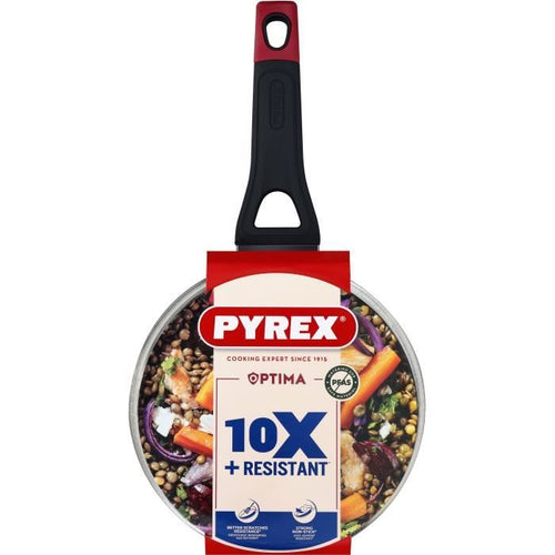 Casseruola + coperchio - PYREX - 1455032 - Antiaderente - 20 cm - Senza PFAS