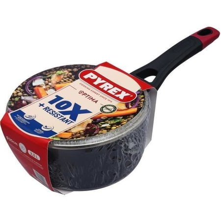 Casseruola + coperchio - PYREX - 1455032 - Antiaderente - 20 cm - Senza PFAS
